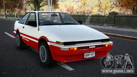 Toyota AE86 Toutu para GTA 4