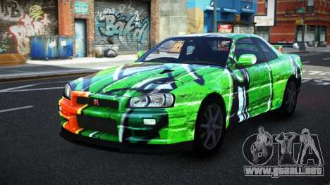 Nissan Skyline R34 Conia S1 para GTA 4
