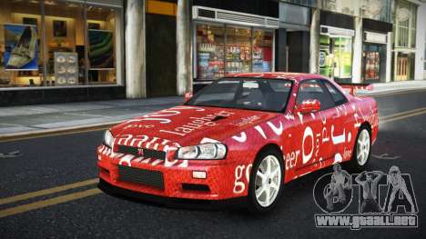 Nissan Skyline R34 Ganleen S13 para GTA 4