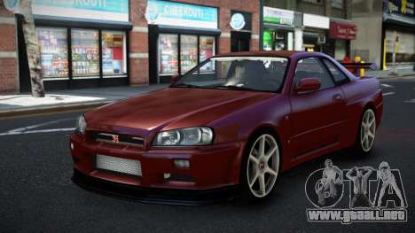 Nissan Skyline R34 Fale para GTA 4