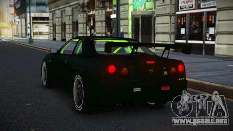 Nissan Skyline R34 Devyem para GTA 4