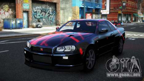 Nissan Skyline R34 Conia S12 para GTA 4