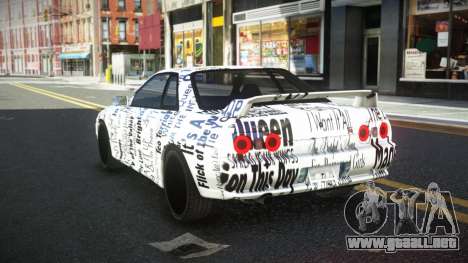 Nissan Skyline R32 Yalien S8 para GTA 4