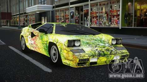 Lamborghini Countach Aireber S5 para GTA 4