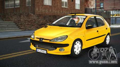 Peugeot 206 Jiwrod para GTA 4