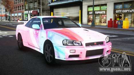 Nissan Skyline R34 Conia S4 para GTA 4
