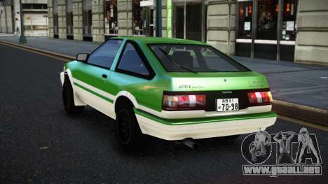 Toyota AE86 Vuwyeli para GTA 4