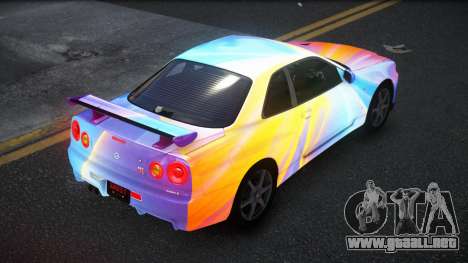 Nissan Skyline R34 Conia S8 para GTA 4
