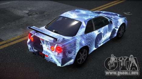 Nissan Skyline R34 Conia S3 para GTA 4