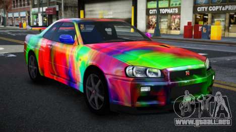 Nissan Skyline R34 Conia S14 para GTA 4