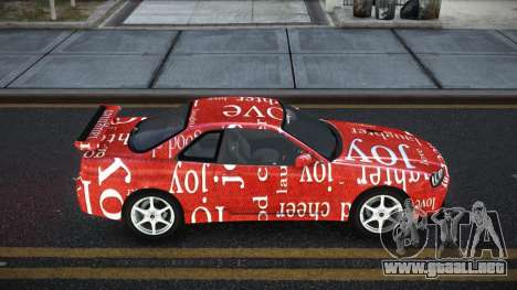 Nissan Skyline R34 Ganleen S13 para GTA 4