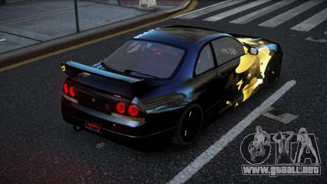 Nissan Skyline R33 Alsonry S10 para GTA 4