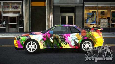 Nissan Skyline R34 Ganleen S4 para GTA 4