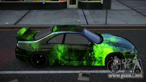 Nissan Skyline R33 Alsonry S14 para GTA 4