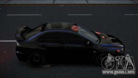 Mitsubishi Lancer Evolution X Tuwcig para GTA 4