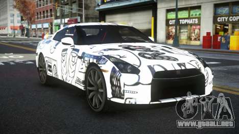 Nissan GT-R Alerick S4 para GTA 4