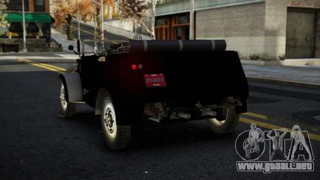 Volkswagen Kubelwagen Saqizodu para GTA 4