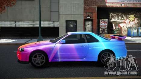 Nissan Skyline R34 Conia S8 para GTA 4