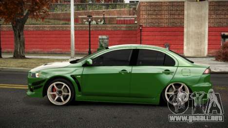 Mitsubishi Lancer Evolution X Ebaq para GTA 4