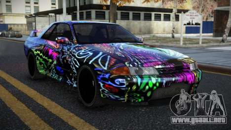 Nissan Skyline R32 Yalien S12 para GTA 4