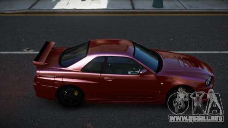 Nissan Skyline R34 Nuhxufi para GTA 4