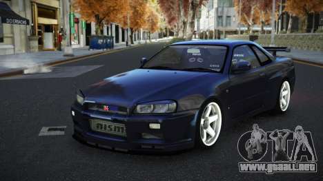 Nissan Skyline R34 Betkam para GTA 4