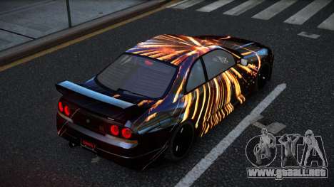 Nissan Skyline R33 Alsonry S12 para GTA 4