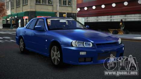 Nissan Skyline R34 Saxerasup para GTA 4