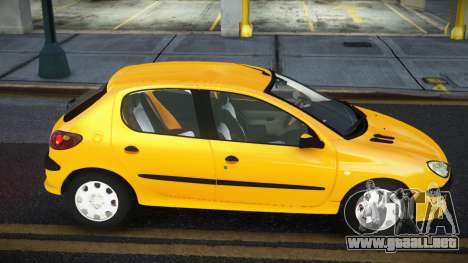 Peugeot 206 Jiwrod para GTA 4