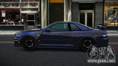 Nissan Skyline R34 Daklemire para GTA 4