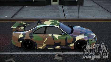 Nissan Skyline R33 Alsonry S13 para GTA 4