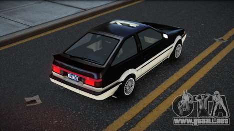 Toyota AE86 Fafduti para GTA 4