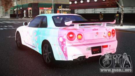 Nissan Skyline R34 Conia S4 para GTA 4