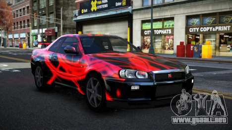 Nissan Skyline R34 Conia S12 para GTA 4