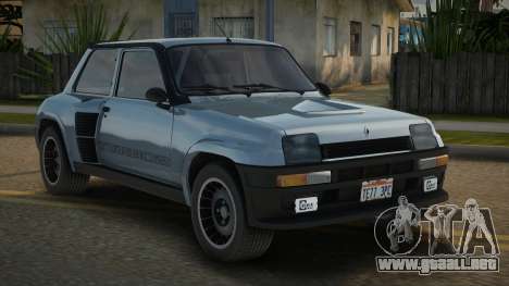 Renault 5 Turbo RogX para GTA San Andreas