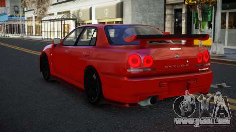 Nissan Skyline R34 Utem para GTA 4