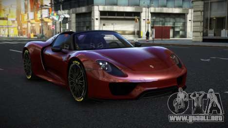 Porsche 918 Cormujejo para GTA 4
