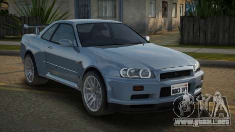 1999 Nissan Skyline R34 GTR para GTA San Andreas