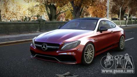 Mercedes-Benz C63 S AMG Divdu para GTA 4