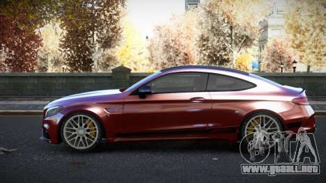 Mercedes-Benz C63 S AMG Divdu para GTA 4