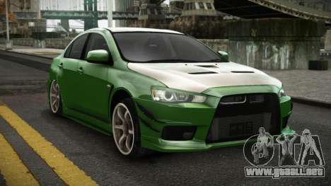 Mitsubishi Lancer Evolution X Ebaq para GTA 4