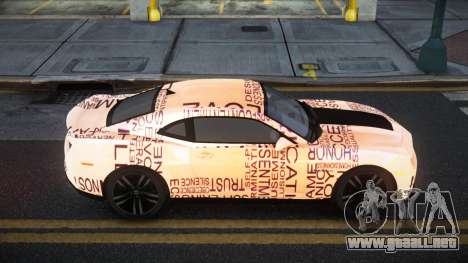 Chevrolet Camaro Gelstela S6 para GTA 4