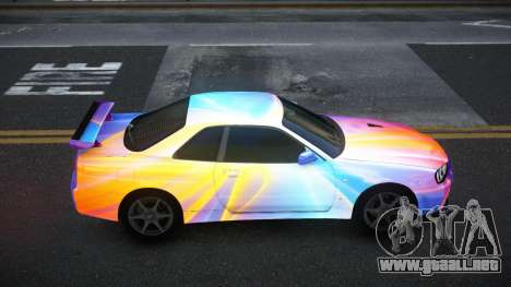 Nissan Skyline R34 Conia S8 para GTA 4