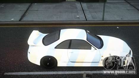 Nissan Skyline R33 Alsonry S7 para GTA 4