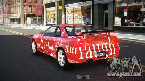 Nissan Skyline R34 Ganleen S13 para GTA 4