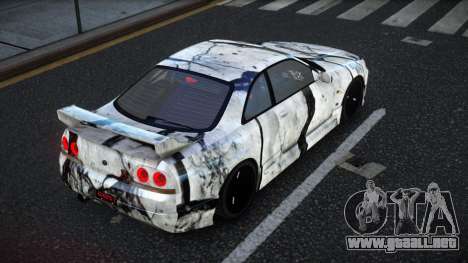 Nissan Skyline R33 Alsonry S8 para GTA 4