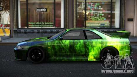 Nissan Skyline R33 Alsonry S14 para GTA 4