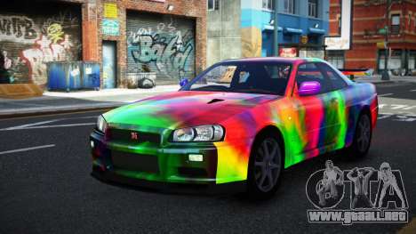 Nissan Skyline R34 Conia S14 para GTA 4
