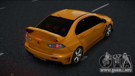 Mitsubishi Lancer Evolution X Jalel para GTA 4