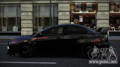 Mitsubishi Lancer Evolution X Tuwcig para GTA 4